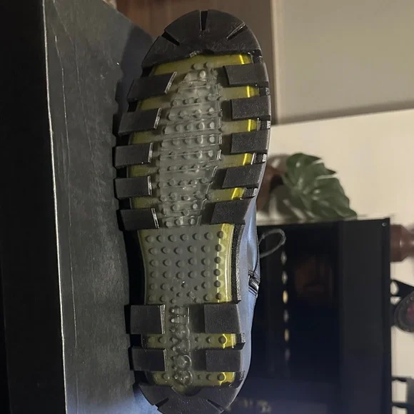 Coach Black and Gray Patterned Boots - Picture 3 of 5